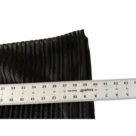 London Times Woman Black Textured Stripe A Line Dress 14W Evening Party New - Picture 5 of 14